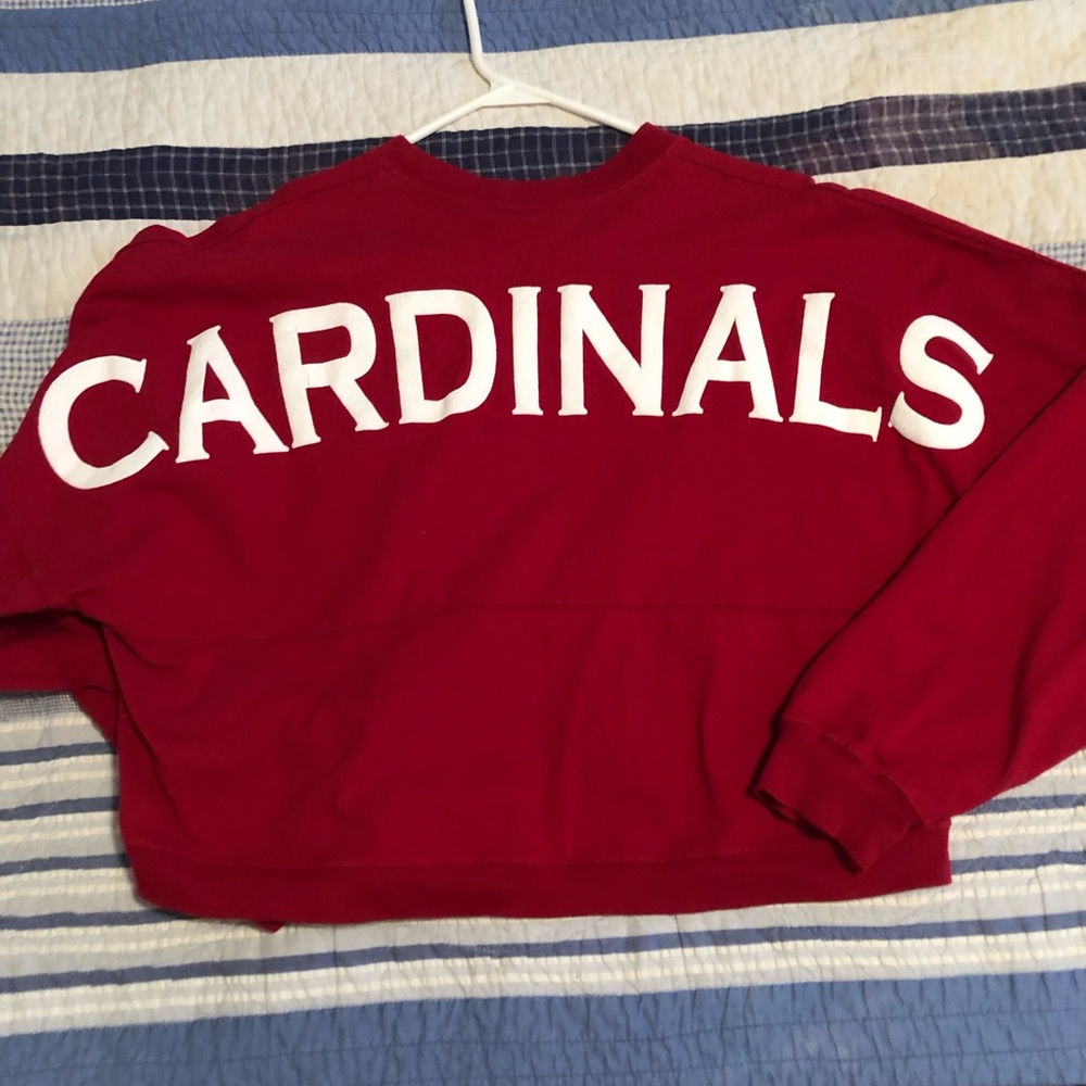 Crop style Cardinals sweatshirt like new